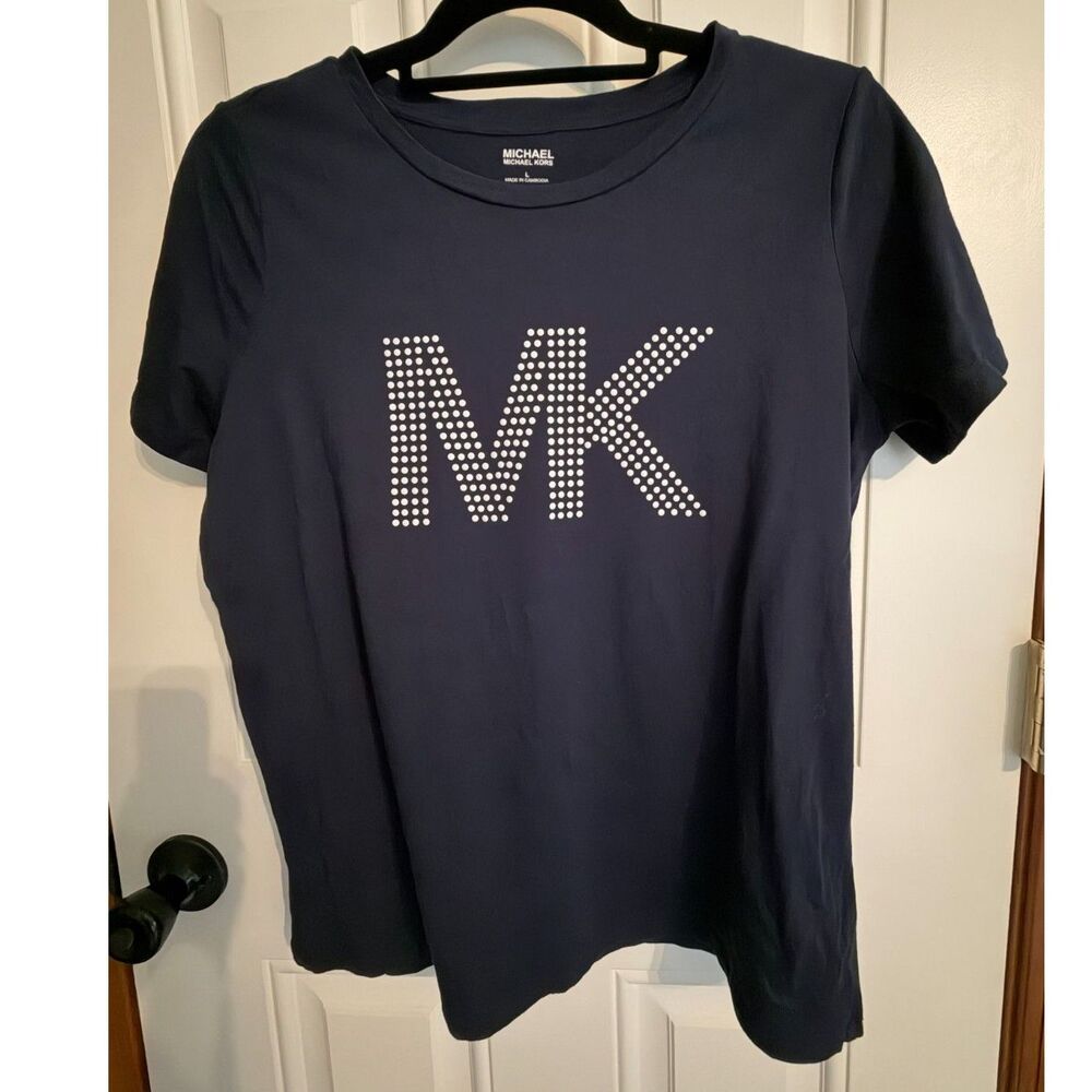 Michael Kors Navy Tee size L